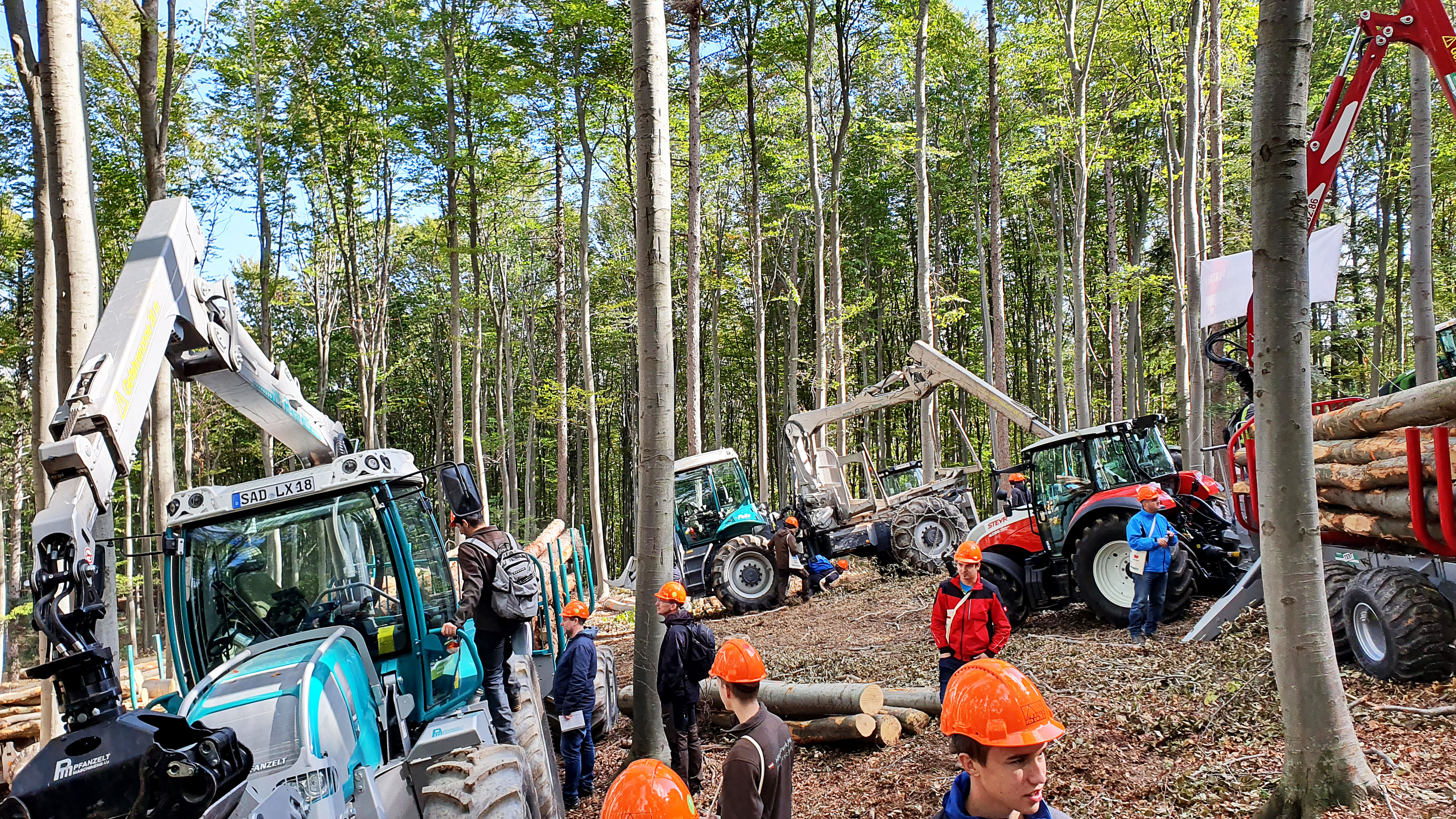 Pfanzelt zeigt Technik für den Bergwald Austrofoma 2019